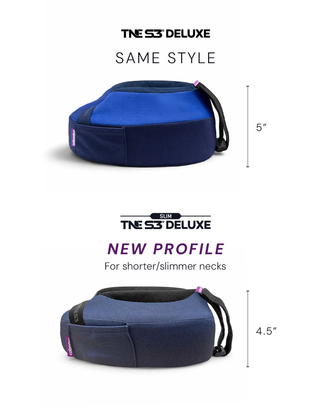 Slim TNE S3® Deluxe - new profile for shorter, slimmer necks