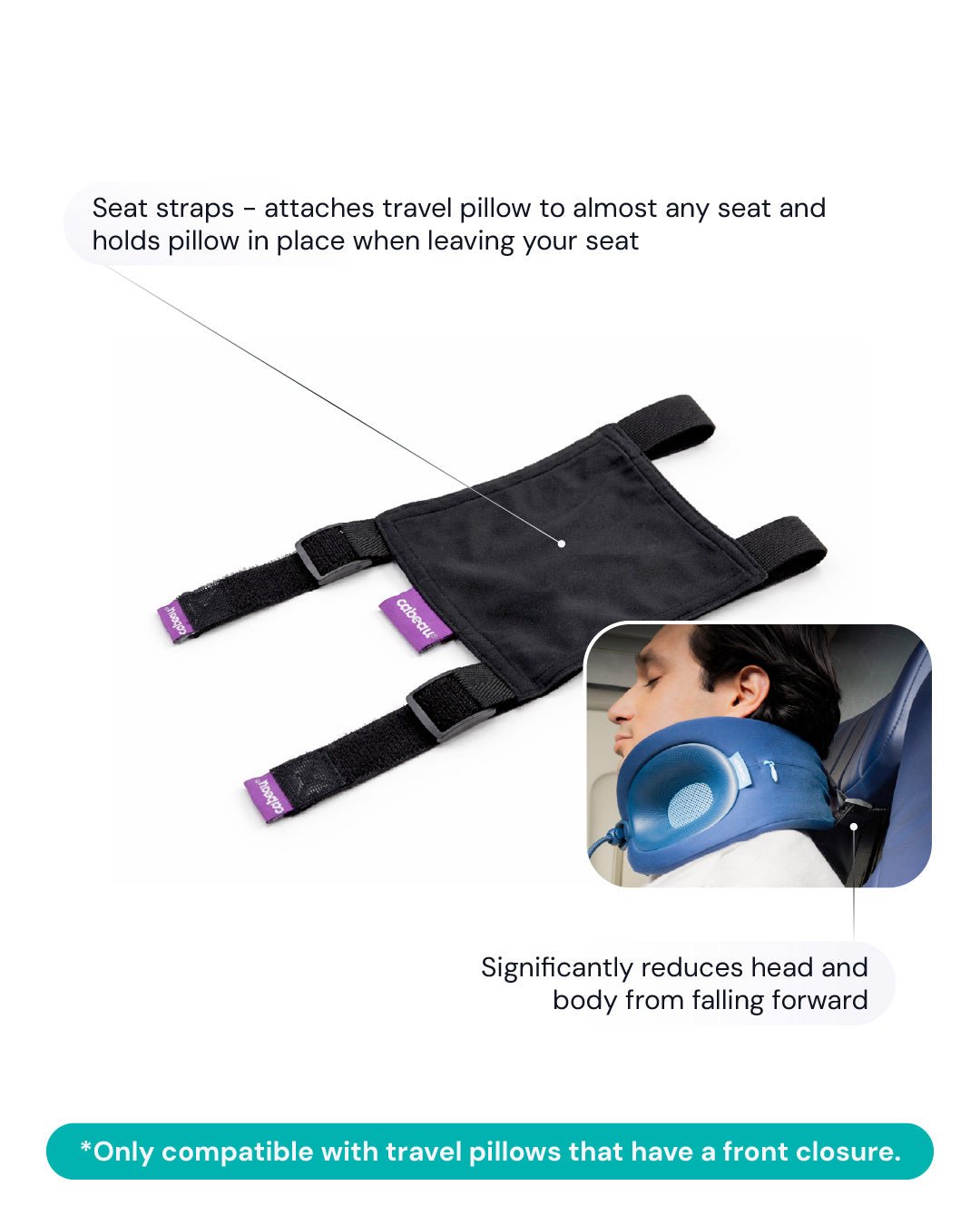 Head Hold S3® Seat Straps - Cabeau